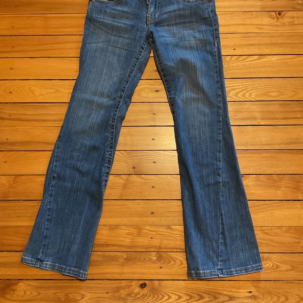 True Religion Women's Blue Bootcut Jeans Y2K